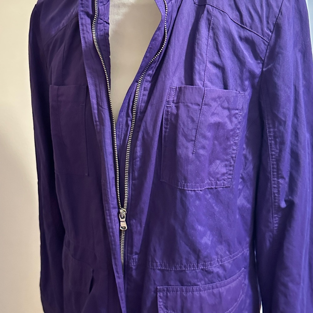 Women’s Chicos jacket size 2 (12-14) Purple zip up - Picture 13 of 15